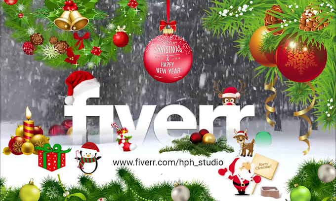 make a christmas makeover for your logo and  banner