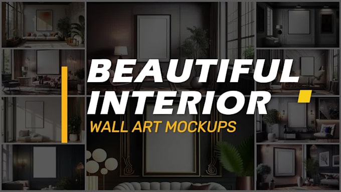 create amazing mockups and canvas wall art design