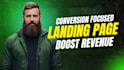 design high converting landing page in webflow or lovable