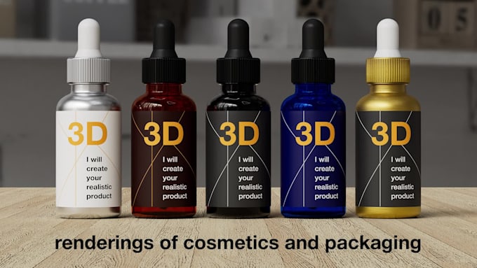 do 3d renderings of cosmetics for amazon