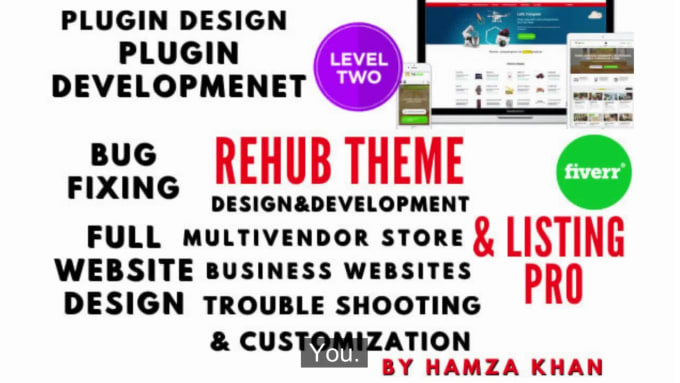 I will design, fix rehub, multivendor, listing pro business website