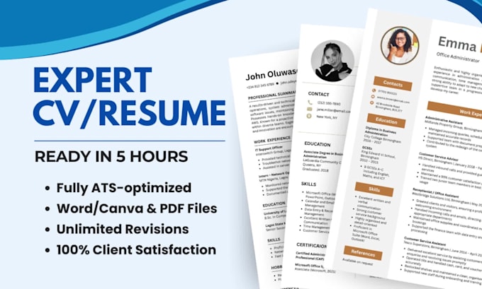 be your professional ats resume maker and tech cv writer