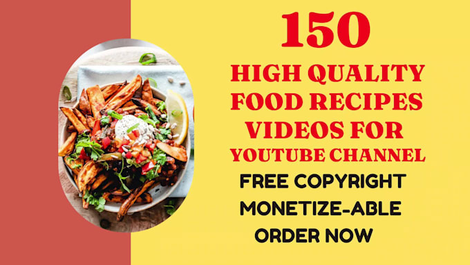 create high quality cooking video recipes for you