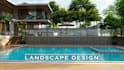 do 3d landscape design for front yard, backyard, and terrace