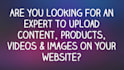 upload content, video upload, product upload on wordpress website