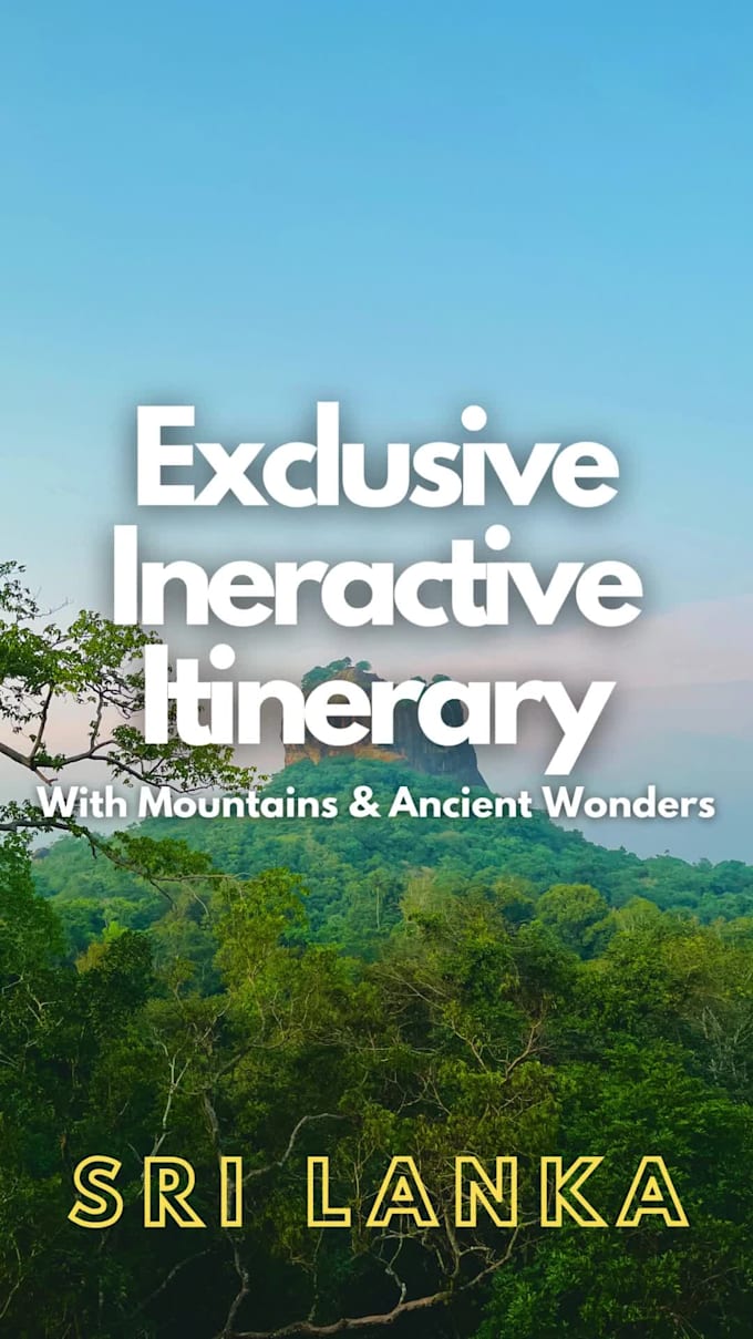 make an interactive digital itinerary for online and offline use