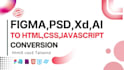 convert png to html  figma to html psd to html website