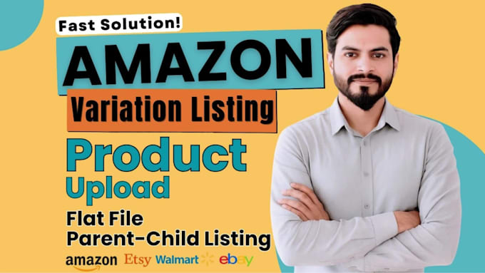 create amazon variation listing or parent child listing for all category