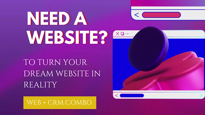 desgin wordpress website,  with crm inegration and chatbot