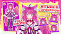 design and rigging cute vtuber model live2d in anime style