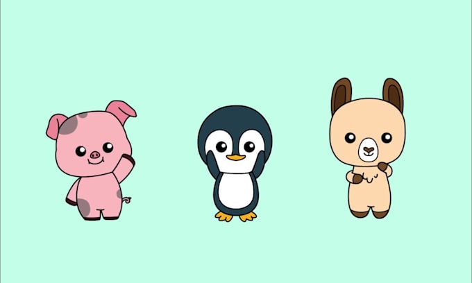 create cute hand drawn animated GIF