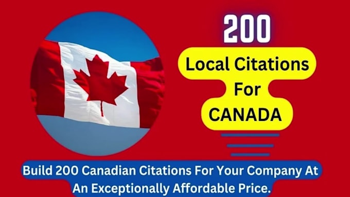 do 200 canadian business citations to boost your local SEO ranking