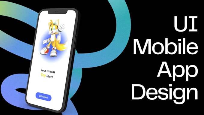 create innovative mobile app IOS android design in figma