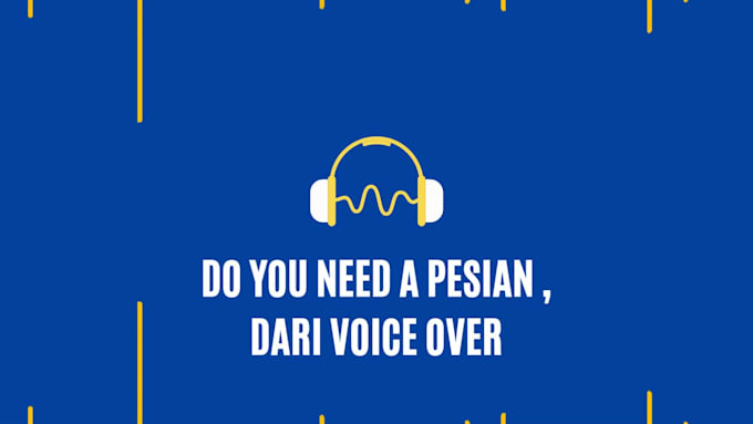 record persian and dari dubbing, as well as voiceover by native persian speaker