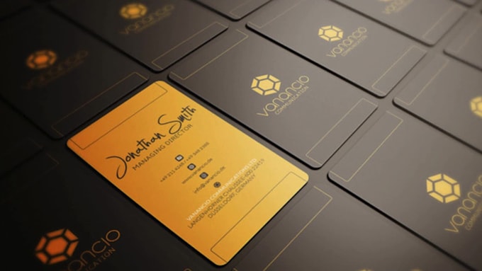 design creative and professional business cards for you