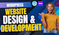 design wordpress website and development