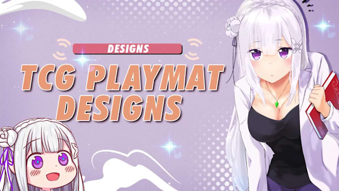 create an amazing tcg playmat design for you