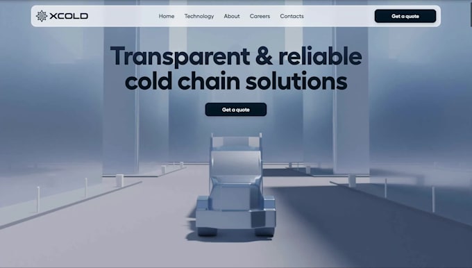 create logistics, trucking, dispatch, freight, moving company website