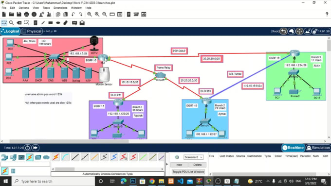 Assist in cisco packet tracer, networking and ccna projects by Abdullah ...