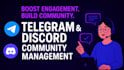 boost and manage telegram community with daily engagement