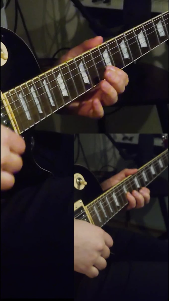 record electric guitar tracks for you