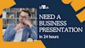 design creditable business branding and startup presentation