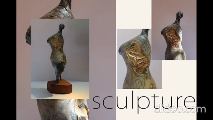 create a sculpture for your custom fine art abstract  project