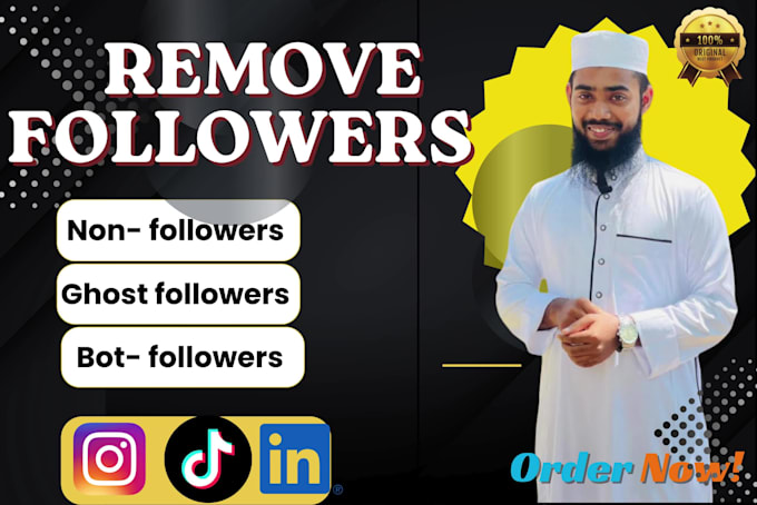 remove instagram bot, fake and ghost followers manually