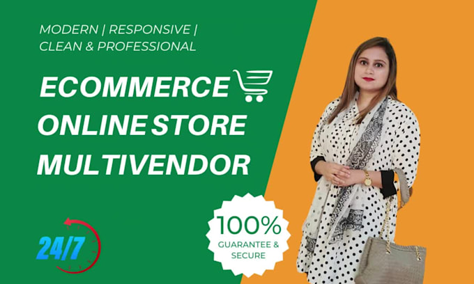 create ecommerce online store, wordpress website, woocommerce