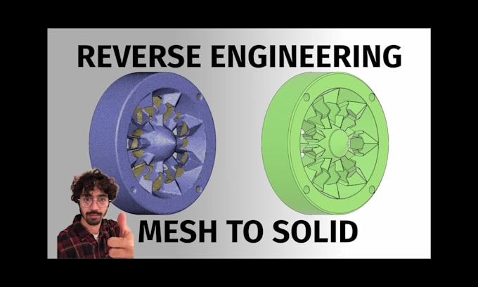 reverse engineer your 3d scans and meshes
