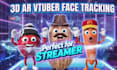 custom 3d ar vtuber filter for snap camera lens studio streaming face tracking