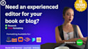 be your professional book editor to do book proofreading