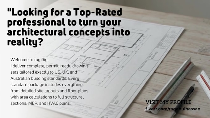 Do architectural permit drawings in revit and autocad by Raqebulhassan ...