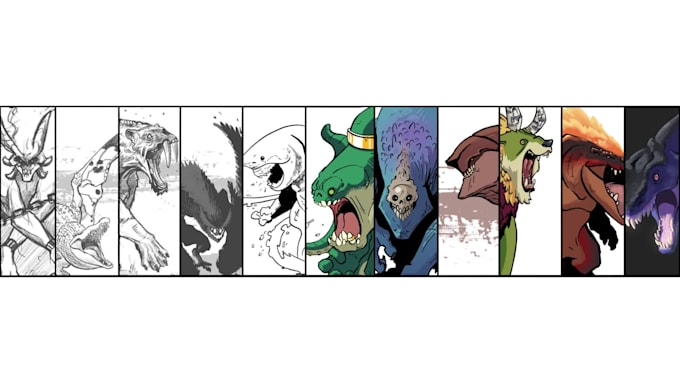 design creatures or dinosaurs for your projects