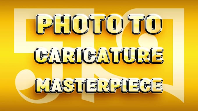 turn your photo into stunning portrait caricature for framing and online display