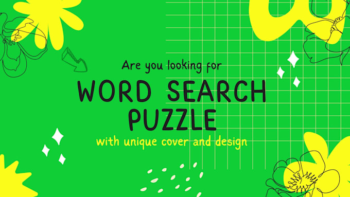 Create word search puzzles for kdp and for print by Iqranafees | Fiverr