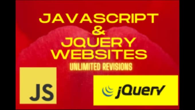make javascript and jquery websites with unlimited revisions