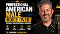 record a professional american male voice over