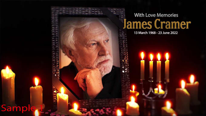 do funeral slideshow and memorial video