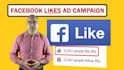 run a facebook ad campaign to grow page likes