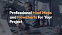 design creative mind map and unique flowchart