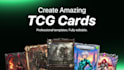 design custom tcg card templates frames and layouts