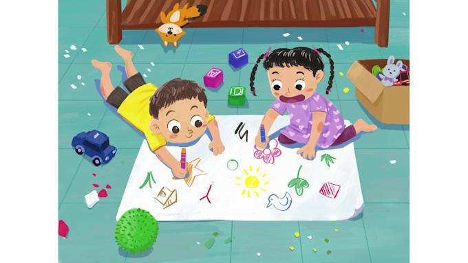 turn your children book illustrations into animated videos