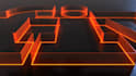 create 3d glass glow layer formation logo reveal intro