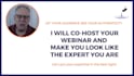 cohost your webinar with you
