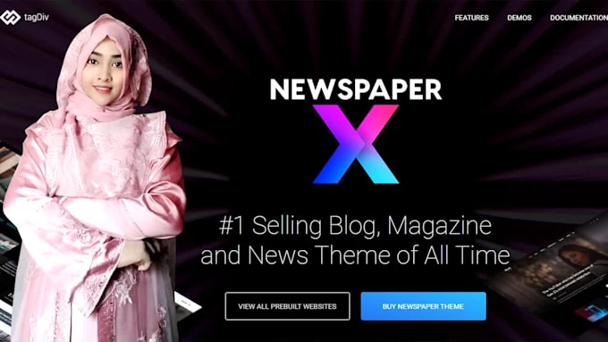build a newspaper website or wordpress blog