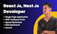 develop web application as react js developer, next js developer
