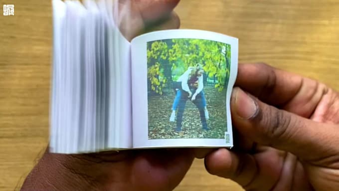 create a DIY personalized flipbook from your video