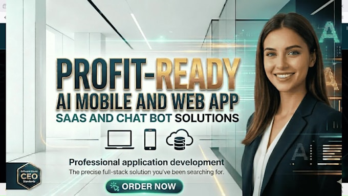 build smart mobile app mvp, personalized ai web app, and saas chatbot