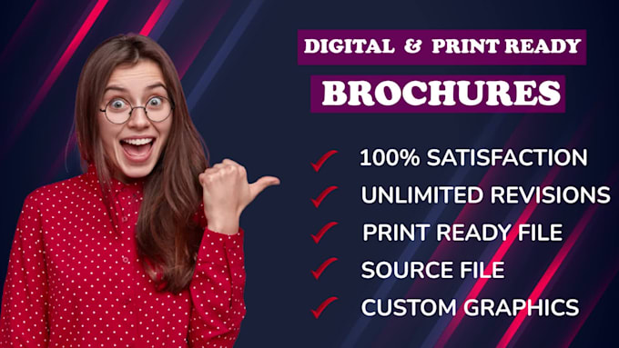 design digital brochure, print ready brochure